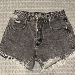 Vintage Black washed guess shorts